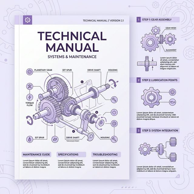 Illustration pour la traduction juridique : Notice technique