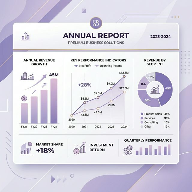 Illustration pour la traduction juridique : Rapport annuel