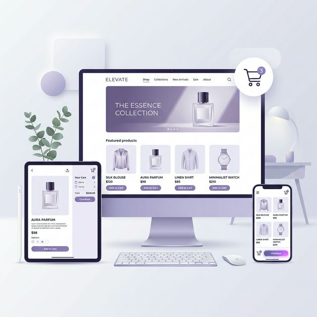 Illustration pour la traduction juridique : Site web et e-commerce